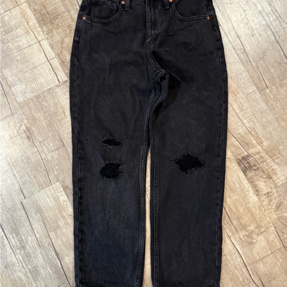 Old Navy black Jeans with Distressed Details